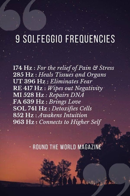 Những âm thanh có trong tần số chữa lành Solfeggio